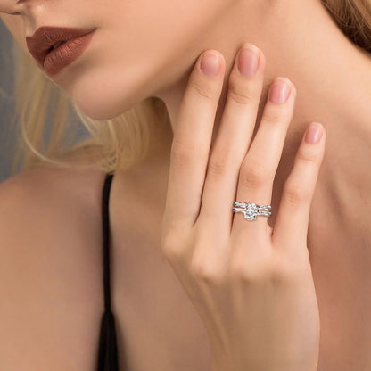 KERXI 2ct Moissanite Engagement Rings