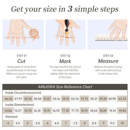 KERXI 2-4CT Moissanite Engagement Ring, 3-stone