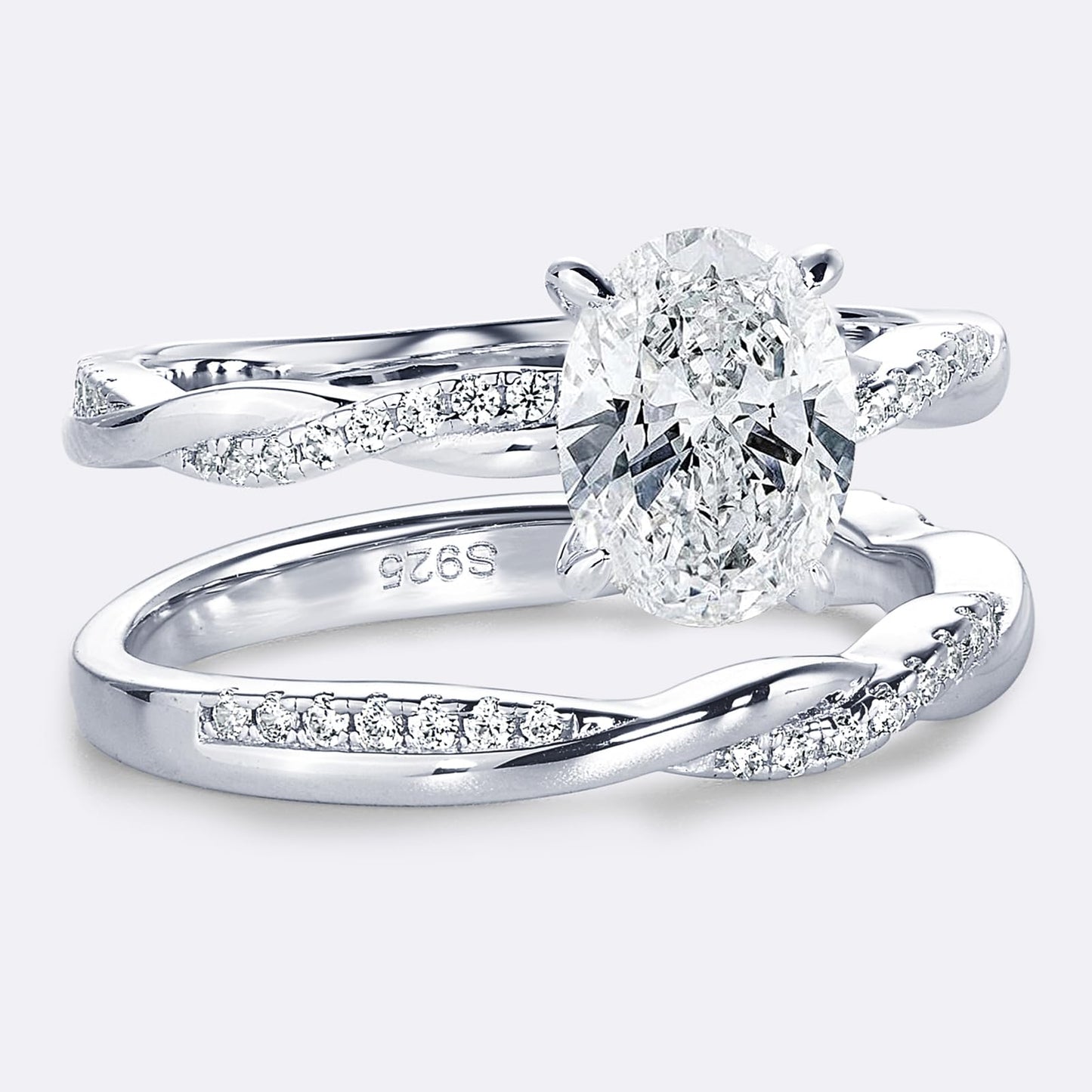 KERXI 2ct Moissanite Engagement Rings