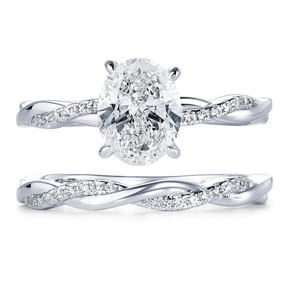 KERXI 2ct Moissanite Engagement Rings